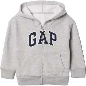 GAP V-LOGO FZ Dětská mikina, šedá, velikost 2Y