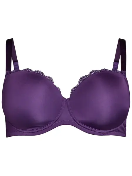 Devoted by Zizzi Podprsenka 'Lnaima'  tmavofialová