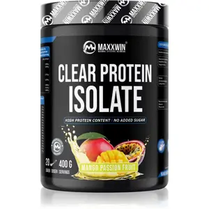 Maxxwin Clear Protein Isolate protein pro přípravu nápoje příchuť Mango + Maracuja 400 g
