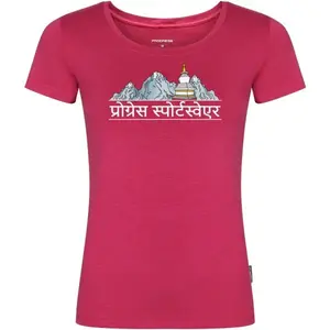 PROGRESS AROMA NEPAL Dámske outdoorové tričko, červená, veľkosť