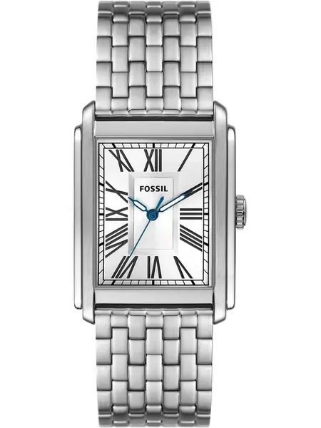 FOSSIL Analógové hodinky 'Carraway'  modrá / čierna / strieborná / biela