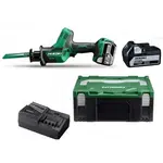 HiKOKI Náradie - 18V AKU mečová píla, 2x aku 5,0 Ah Li-Ion, nabíjačka CR18DAWPZ