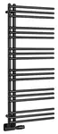 Aqualine Poseidon - Vykurovacie teleso 114x45 cm, 379 W, čierna PS411B