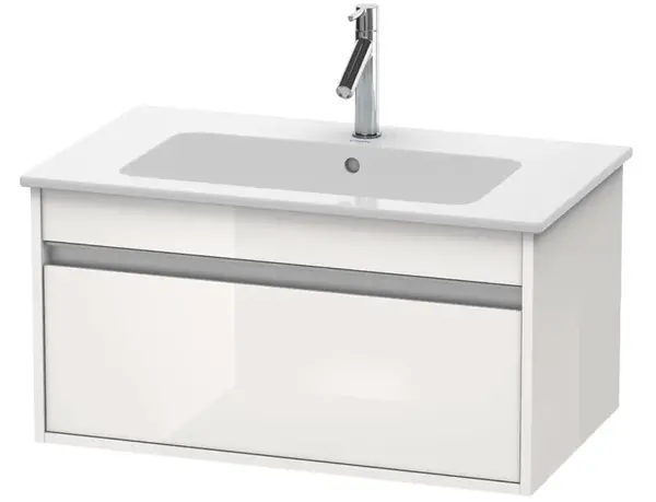 Duravit Ketho - Umývadlová skrinka 41x80x48 cm, 1 zásuvka, lesklá biela KT641902222