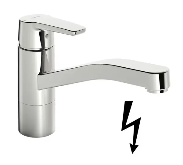 Hansa Polo - Páková dřezová baterie, pro beztlaké ohřívače, chrom 51591193