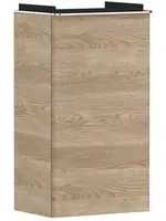 Hansgrohe Xelu Q - Umývadlová skrinka, 63x34x27 cm, 1 dvierka, pánty vľavo, prírodný dub/chróm 54013000