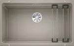 Blanco Etagon 700 - Silgranitový drez, 73x46 cm, s pojazdmi, tartufo 525174