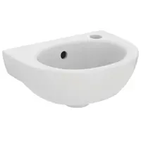 Ideal Standard Eurovit - Umývadielko, 35x26 cm, s prepadom, otvor na batériu vpravo, biela E871601