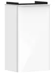Hansgrohe Xelu Q - Umyvadlová skříňka, 63x34x27 cm, 1 dvířka, panty vlevo, lesklá bílá/matná bílá 54011700