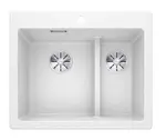 Blanco Pleon 6 Split - Silgranitový drez, 62x51 cm, InFino, biela 521693