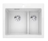 Blanco Pleon 6 Split - Silgranitový drez, 62x51 cm, InFino, biela 521693
