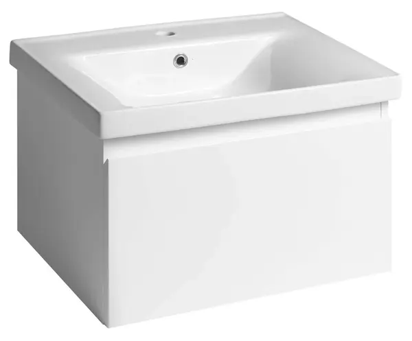 Aqualine Altair - Umyvadlová skříňka 35x57x45 cm, 1 zásuvka, bílá AI263