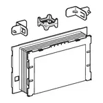 Geberit Sigma60 - Stavebná súprava na hrubú montáž ovládacieho tlačidla Sigma60 243.168.00.1
