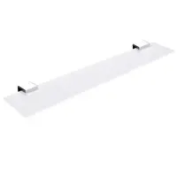 Nimco Kibo - Polička, dĺžka 60 cm, matné sklo/chróm Ki 14091B-60-26