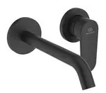 Ideal Standard Cerafine Nuovo - Umývadlová batéria pod omietku, 2-otvorová inštalácia, hodvábna čierna BD776XG