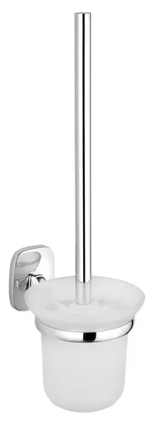 Aqualine Rumba - WC kefa nástenná, s držiakom, matné sklo/chróm RB108