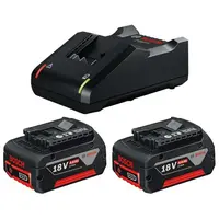 Bosch Príslušenstvo - Súprava 4A nabíjačky a 2x aku 18 V Li-Ion 4,0 Ah 1600A019S0