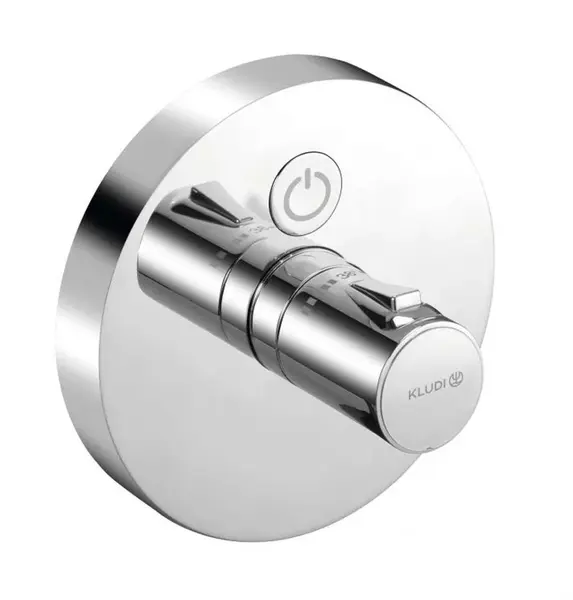 Kludi Push - Termostatická sprchová batéria pod omietku, na 1 výstup, chróm 389020538