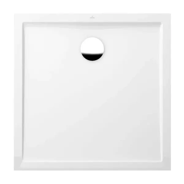 Villeroy & Boch Futurion Flat - Sprchová vanička, 90x90 cm, Quaryl, alpská biela UDQ0900FFL1V-01