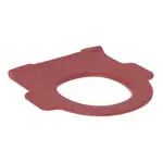 Geberit Bambini - WC doska bez poklopu, detská, karmínová 502.971.FY.1