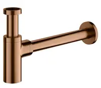 OMNIRES - Designový sifón, kefovaná meď A186CPB