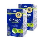 GS Ginkgo 60 mg s hořčíkem, 2 × 90+30 tablet NAVÍC, dárkové balení 2025