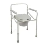 Skladacie toaletné WC kreslo s nádobou – výškovo nastaviteľné