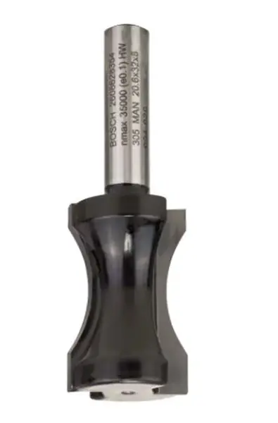 Bosch Príslušenstvo - Frézovací bit na drevo, na ploché zaoblenie, 20,6x63,5 mm 2608628354