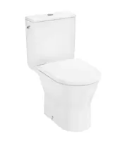 Hansgrohe EluPura Original S - WC kombi s doskou, zadný odpad, AquaChannel Flush, Rimless, EcoSmart, bočné napúšťanie, biela 60267450
