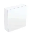 Geberit - Skrinka 47x45x15 cm, 1 dvierka, pánty L/P, biela/sklo biele 502.319.01.2