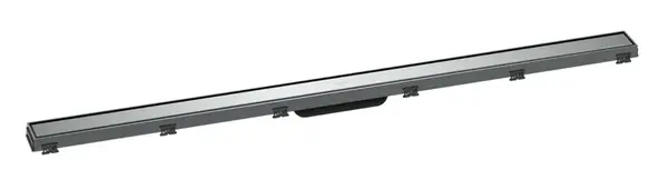 Hansgrohe RainDrain Match - Sprchový žľab s roštom z nehrdzavejúcej ocele 1200, s výškovo nastaviteľným rámom, chróm 56042000