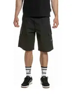 Meatfly pánské kraťasy Syndrom Black Ripstop | Černá | Velikost 34