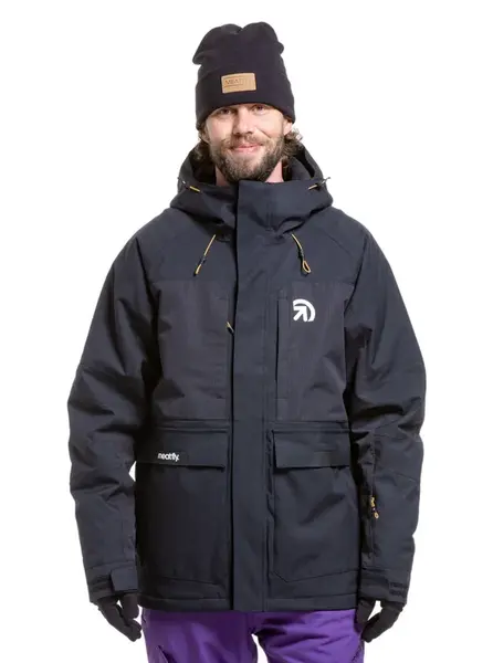 Pánská snb & ski bunda meatfly vertigo černá l