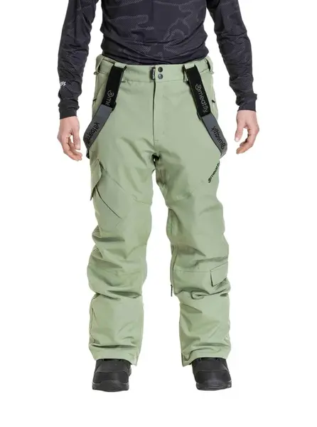 Meatfly pánské SNB & SKI kalhoty Ghost Oil Green | Zelená | Velikost S