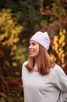 Sportovní čepice bjež světle fialová m