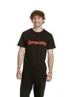 Meatfly pánské tričko Joe Red / Black | Červená | Velikost XXXL | 100% bavlna