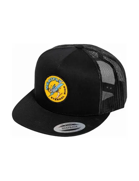 Meatfly kšiltovka Thunderbolt Trucker Yellow Eternal / Black | Černá | Velikost One Size
