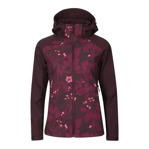 Dámská softshellová bunda s membránou alpine pro hoora fialová m