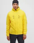 Pánská větruodolná bunda silvini lupo neonově žlutá/tmavě šedá l