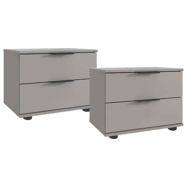 Carryhome SADA NOČNÍCH STOLKŮ, Sahara, 52/40/38 cm