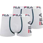 Fila BOXER 2-PACK M Pánské boxery, šedá, velikost XXL