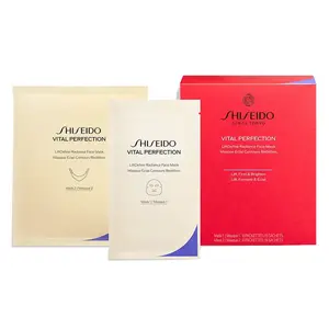 Shiseido Spevňujúca plátenná maska Vital Perfection LiftDefine Radiance (Face Mask) 2 x 6 ks