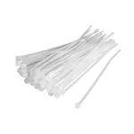 Pásky vázací, 300 x 4,8 mm, 100 ks, bílá