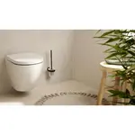 Souprava WC štětka s držákem, Moon Black,TESA