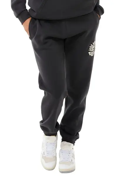 Rip curl unisex tepláky Icons Of Surf Track Washed Black | Černá | Velikost S