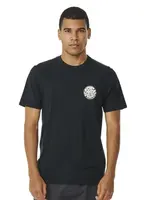 Rip curl pánské tričko Wetsuit Icon Black | Černá | Velikost XXL | 100% bavlna