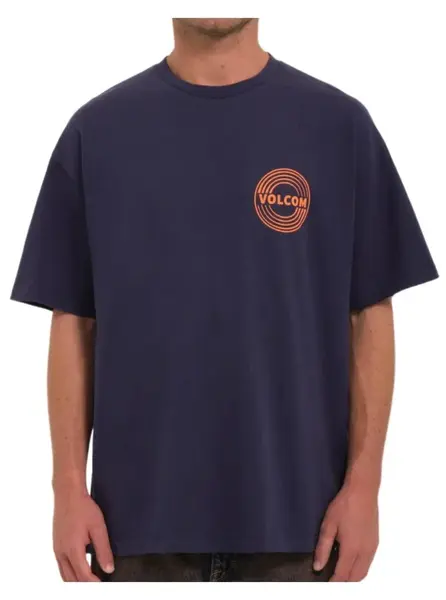 Volcom pánské tričko Switchflip Lse Sst Eclipse | Modrá | Velikost M | 100% bavlna
