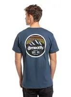 Meatfly pánské tričko Peaky Navy Heather | Modrá | Velikost S