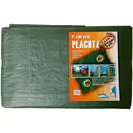 Plachta zakrývací EKONOMIK, 6 x 10 m, 55 g/m², zelená