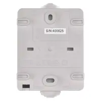 Přepínač nástěnný IP54, dvoutlačítkový, bílý